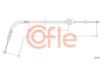 Lanko plynu COFLE 323.6