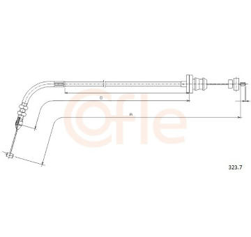 Lanko plynu COFLE 323.7