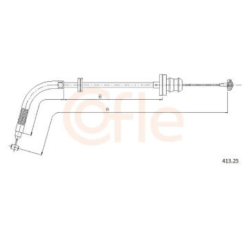 Lanko plynu COFLE 413.25