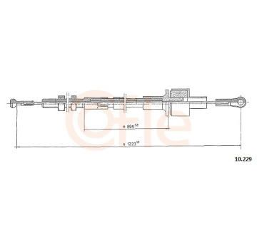 Lanko ovládania spojky COFLE 92.10.229