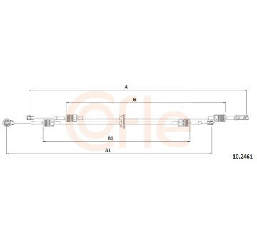 Tazne lanko, rucni prevodovka COFLE 92.10.2461