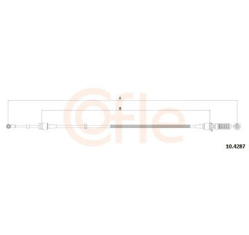 Lanko ručnej prevodovky COFLE 92.10.4287