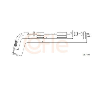 Lanko plynu COFLE 92.12.7305