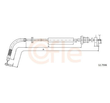 Lanko plynu COFLE 92.12.7306