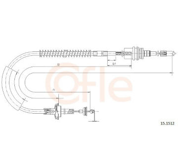 Tazne lanko, ovladani spojky COFLE 92.15.1512