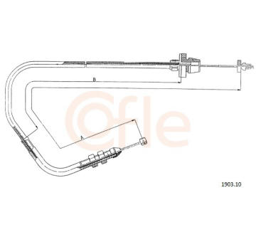 Lanko plynu COFLE 92.1903.10