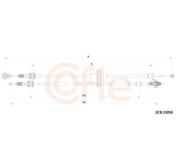 Lanko ručnej prevodovky COFLE 92.2CB.FI050