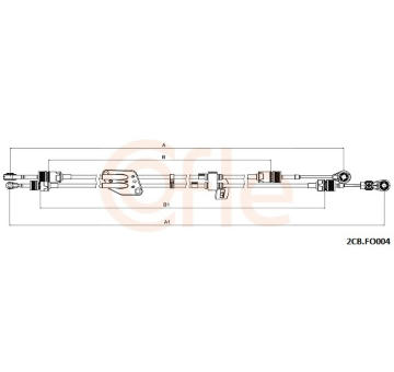 Lanko ručnej prevodovky COFLE 92.2CB.FO004