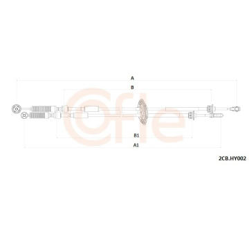 Lanko ručnej prevodovky COFLE 92.2CB.HY002
