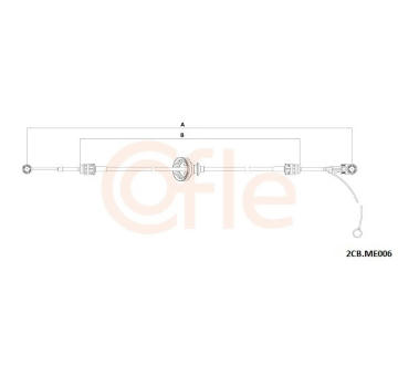 Tazne lanko, rucni prevodovka COFLE 92.2CB.ME006