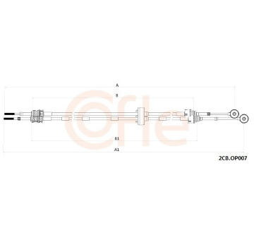 Lanko ručnej prevodovky COFLE 92.2CB.OP009