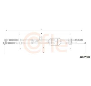 Tazne lanko, rucni prevodovka COFLE 92.2CB.TY008