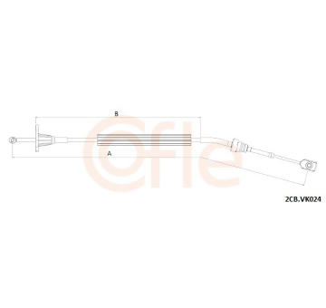 Lanko ručnej prevodovky COFLE 92.2CB.VK024