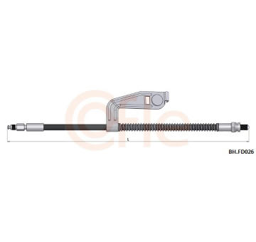 Brzdová hadice COFLE 92.BH.FD026