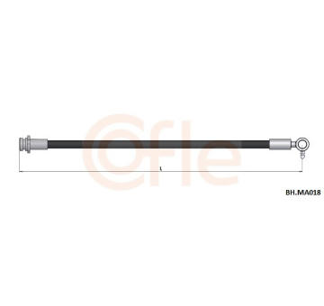 Brzdová hadice COFLE 92.BH.MA018