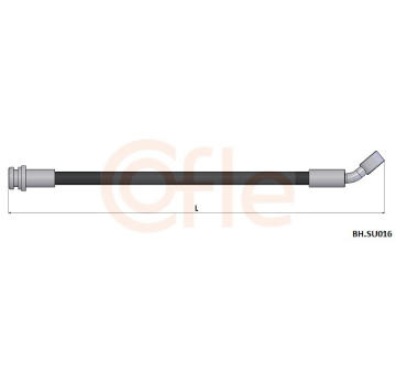 Brzdová hadice COFLE 92.BH.SU016