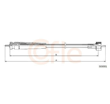 Hřídel tachometru COFLE 92.S03001