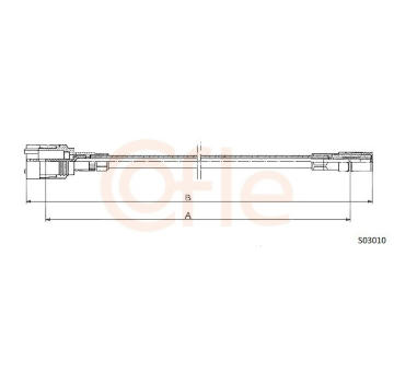 Hřídel tachometru COFLE 92.S03010