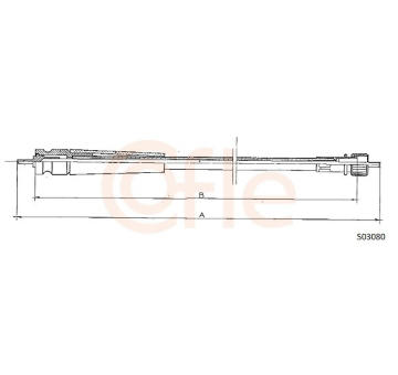 Hřídel tachometru COFLE 92.S03080