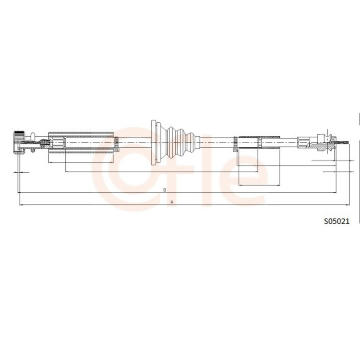 Hřídel tachometru COFLE 92.S05021