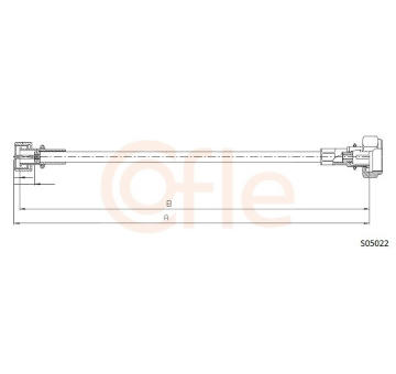 Hřídel tachometru COFLE 92.S05022