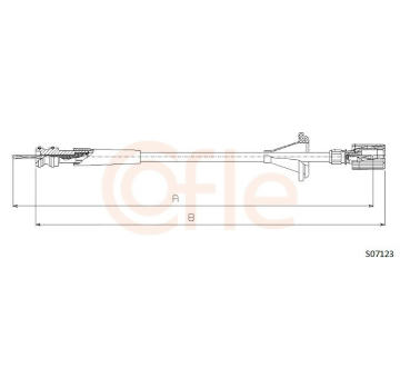 Hřídel tachometru COFLE 92.S07123