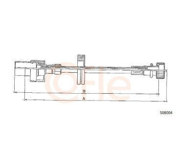 Hřídel tachometru COFLE 92.S08004