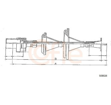 Hřídel tachometru COFLE 92.S08026