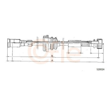 Hřídel tachometru COFLE 92.S20024