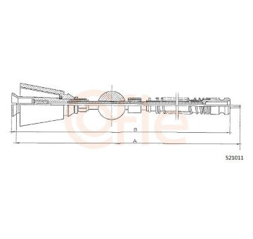 Hřídel tachometru COFLE 92.S21011