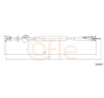 Hřídel tachometru COFLE 92.S21037