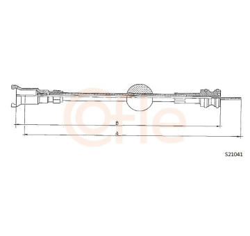 Hřídel tachometru COFLE 92.S21041