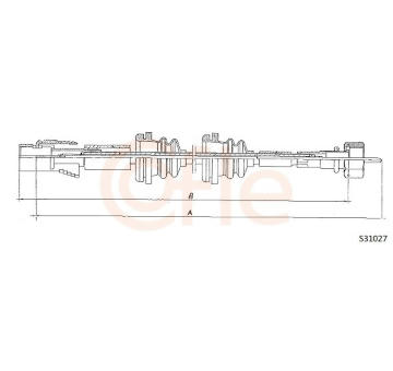 Hřídel tachometru COFLE 92.S31027