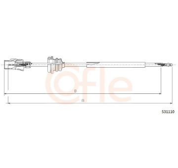 Hřídel tachometru COFLE 92.S31110