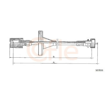Hriadeľ tachometra COFLE S07033