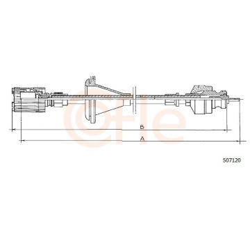 Hriadeľ tachometra COFLE S07120