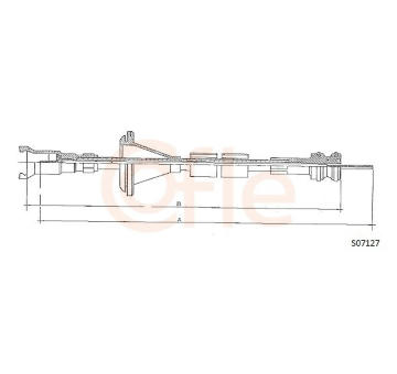 Hřídel tachometru COFLE S07127