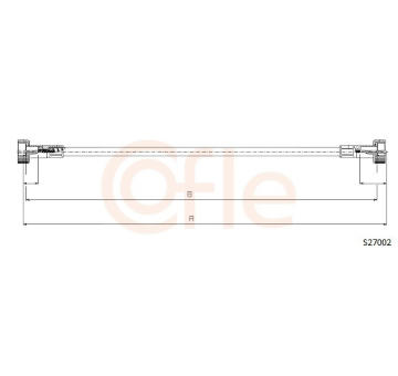 Hriadeľ tachometra COFLE S27002