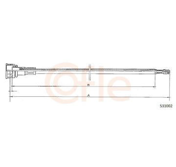 Hriadeľ tachometra COFLE S31002
