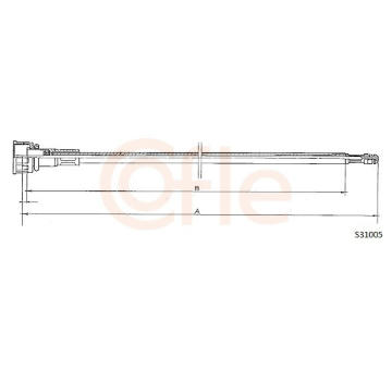 Hřídel tachometru COFLE S31005