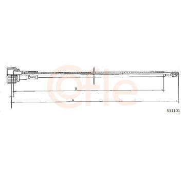 Hřídel tachometru COFLE S31101