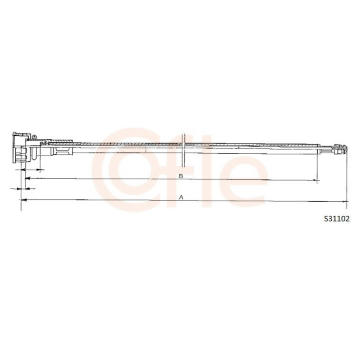 Hřídel tachometru COFLE S31102