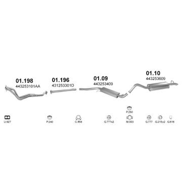 Výfukový systém POLMO POLMO00795