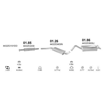 Výfukový systém POLMO POLMO00058