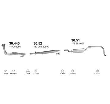 Výfukový systém POLMO POLMO00857
