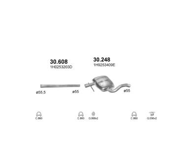 Výfukový systém POLMO POLMO00884