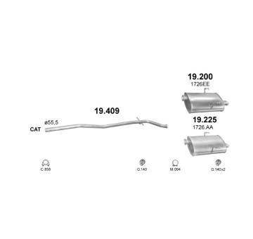 Výfukový systém POLMO POLMO01206