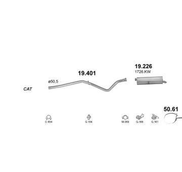 Výfukový systém POLMO POLMO01422