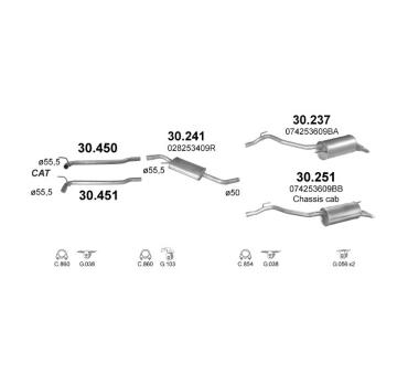 Výfukový systém POLMO POLMO00384