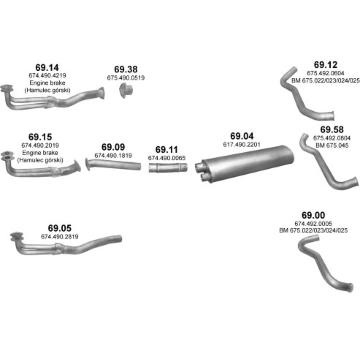 Výfukový systém POLMO POLMO01062